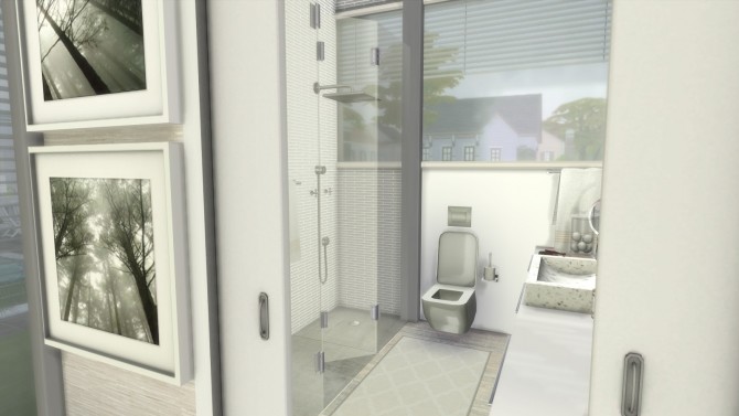 Sims 4 SMALL MODERN HOUSE at Dinha Gamer