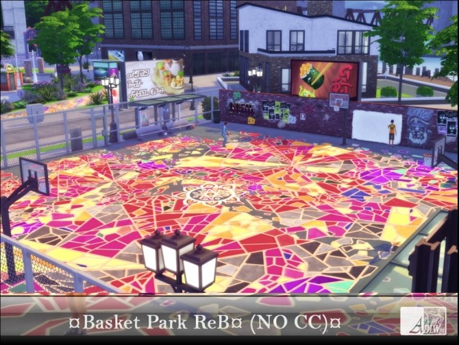 Sims 4 Basket Park ReB by tsukasa31 at Mod The Sims