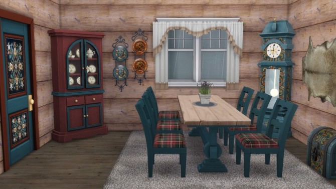 Sims 4 Lom Dining furniture at Alial Sim