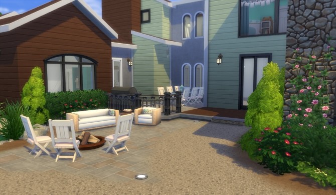 Sims 4 Sunlight Storm house no CC by wouterfan at Mod The Sims