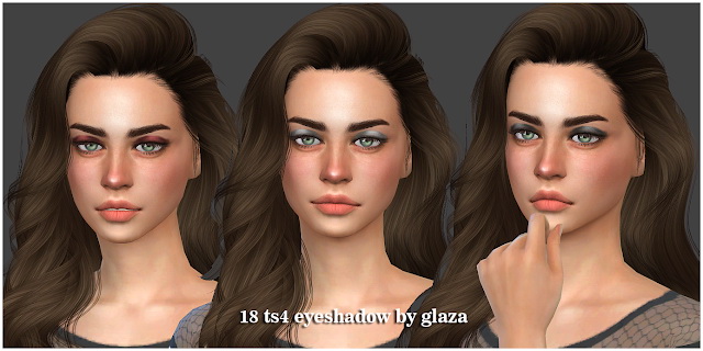 Sims 4 Eyeshadow 18 at All by Glaza