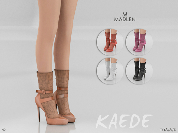Sims 4 Madlen Kaede Shoes by MJ95 at TSR