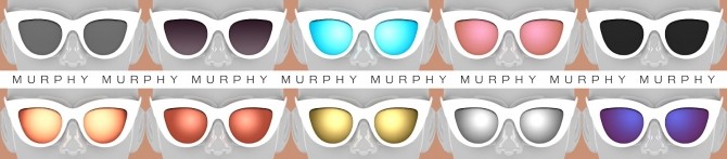 Sims 4 Kitti Sunglasses by Victoria Kelmann at MURPHY