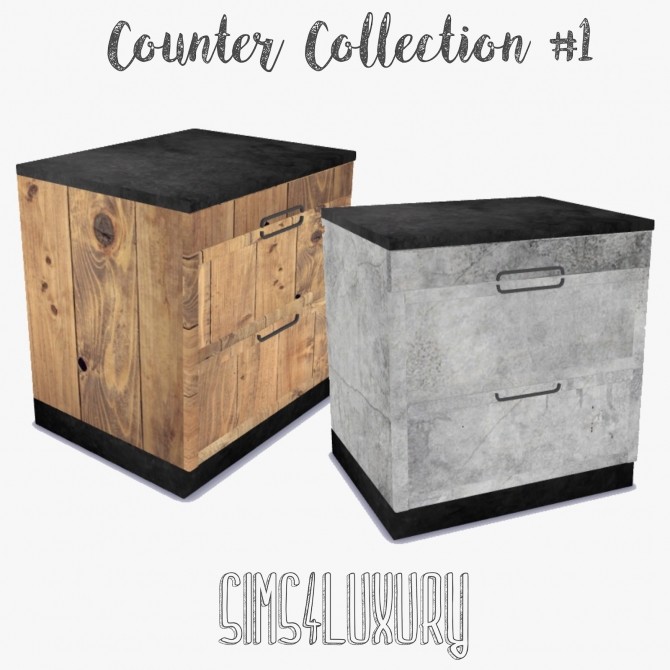 Sims 4 Counter Collection #1 at Sims4 Luxury