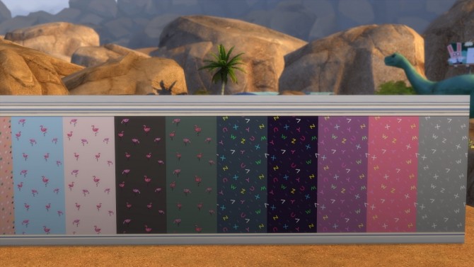 Sims 4 Back to School Wallpapers by araynah at Mod The Sims