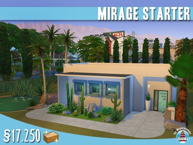 Sims 4 Mirage Starter by Waterwoman at Akisima