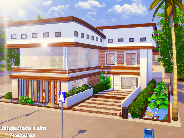 Sims 4 Highclere Lain house at MSQ Sims
