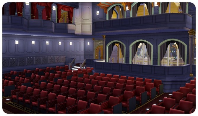 Sims 4 The Majestic  Get Famous Theater Build at SimDoughnut