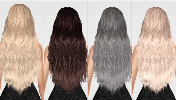 Sims 4 BLONDESIMS Simpliciaty Venus Hair RETEXTURE at REDHEADSIMS