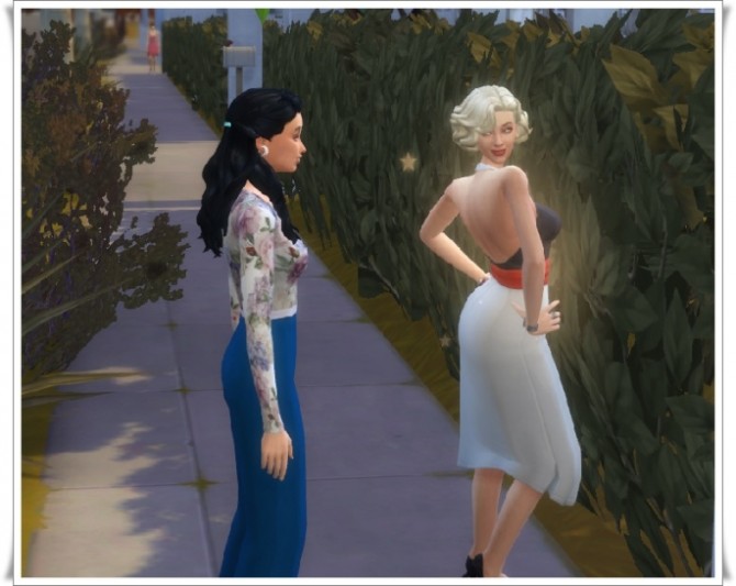 Sims 4 Marilyn Monroe as MegaStar at Birksches Sims Blog