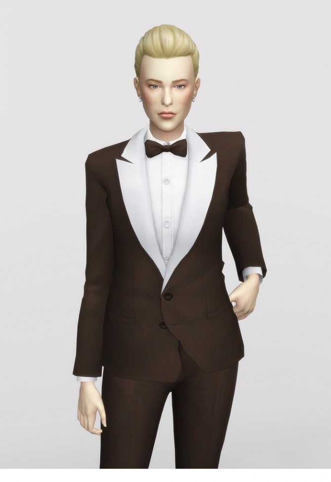 Bow-tie suit for F at Rusty Nail » Sims 4 Updates