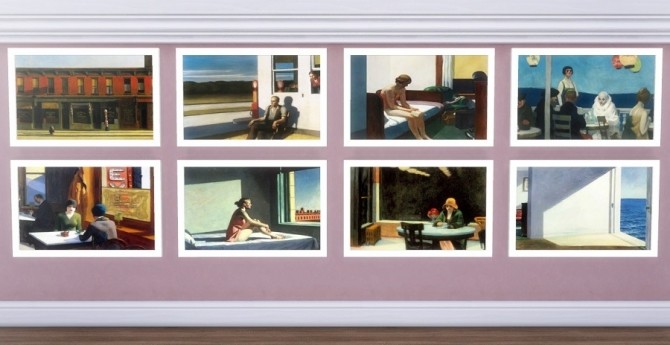 Sims 4 Edward Hopper´s Paintings at Descargas Sims