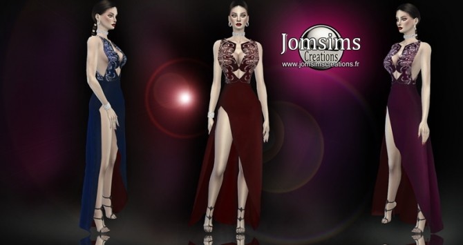 Sims 4 Quemala dress at Jomsims Creations