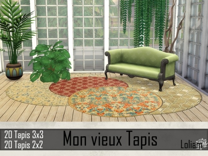 Sims 4 My old rugs by Loliam at Sims Artists