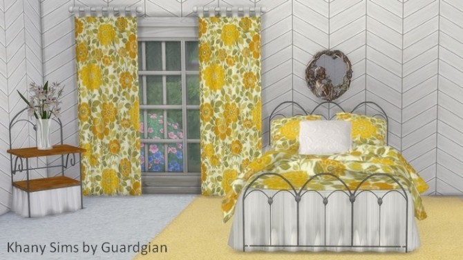 Sims 4 CHARLOTTE Curtains by Guardgian at Khany Sims
