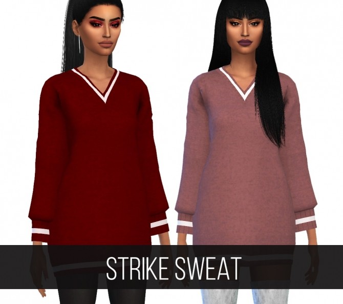 Sims 4 STRIKE SWEAT DRESS at FifthsCreations