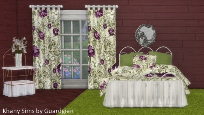 Sims 4 CHARLOTTE Curtains by Guardgian at Khany Sims