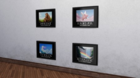 Unlock the Positivity Challenge Motivational Posters by darkdatatrc at Mod The Sims