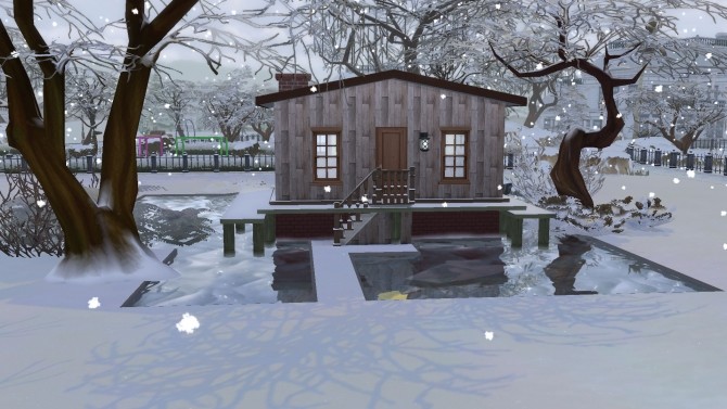 Sims 4 Santa Chimney by Snowhaze at Mod The Sims