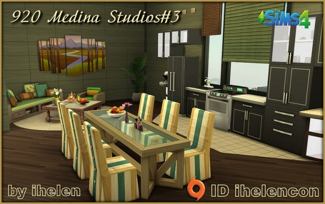 Sims 4 920 Medina Studios #3 by ihelen at ihelensims