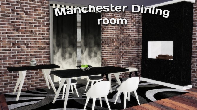 Sims 4 Manchester Dining Room at Simming With Mary