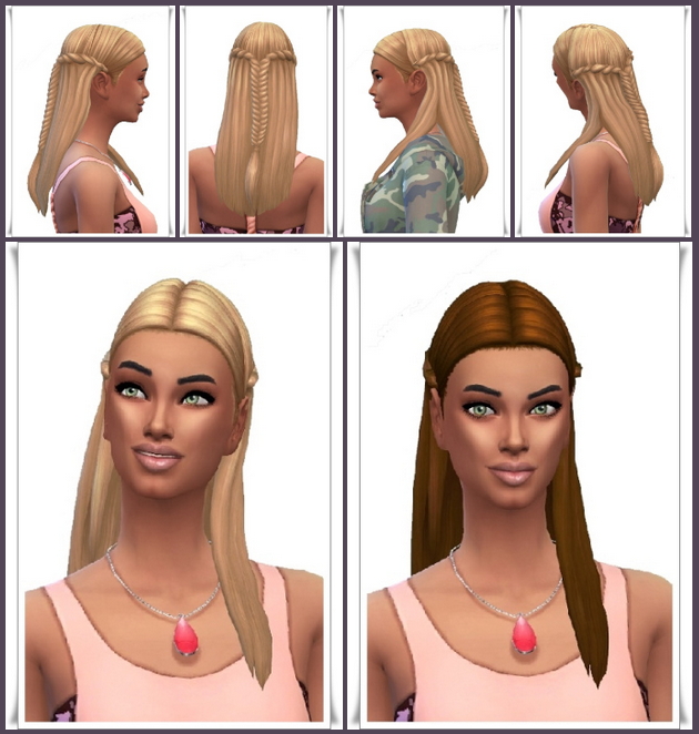 Sims 4 Estelle’s Braid Hair at Birksches Sims Blog