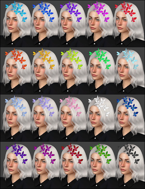 Hair Accessory 01 At All By Glaza Sims 4 Updates