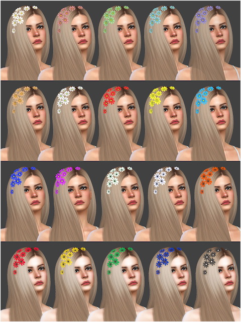 Sims 4 Hair accessory 02 at All by Glaza