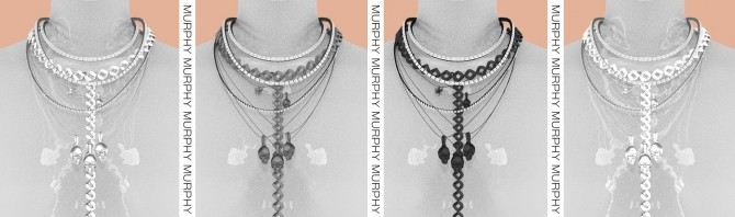 Sims 4 Eilish Necklaces by Victoria Kelmann at MURPHY