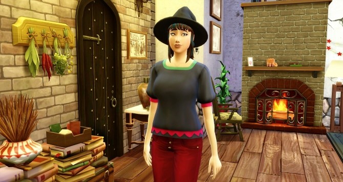 Sims 4 Lilith Bleuet (witch) by Angerouge at Studio Sims Creation