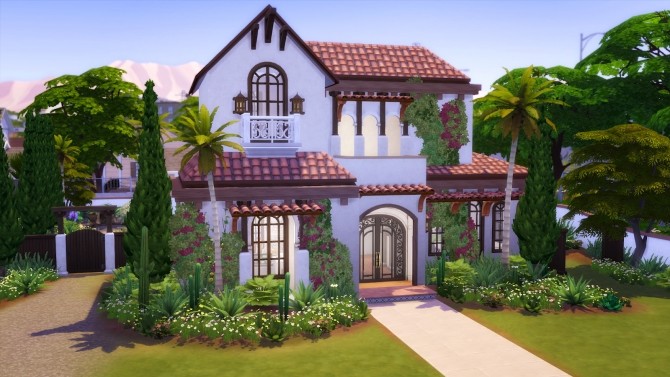 Sims 4 Spanish House at Akai Sims – kaibellvert