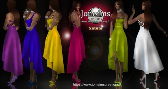 Sims 4 Natani dress at Jomsims Creations
