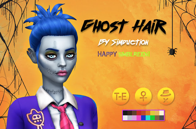 Sims 4 Ghost Hair at Simduction