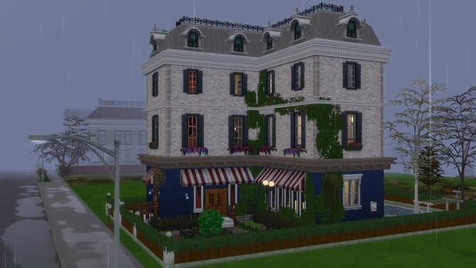 Sims 4 Ex Little Corsican Bistro by kinglauti at Mod The Sims
