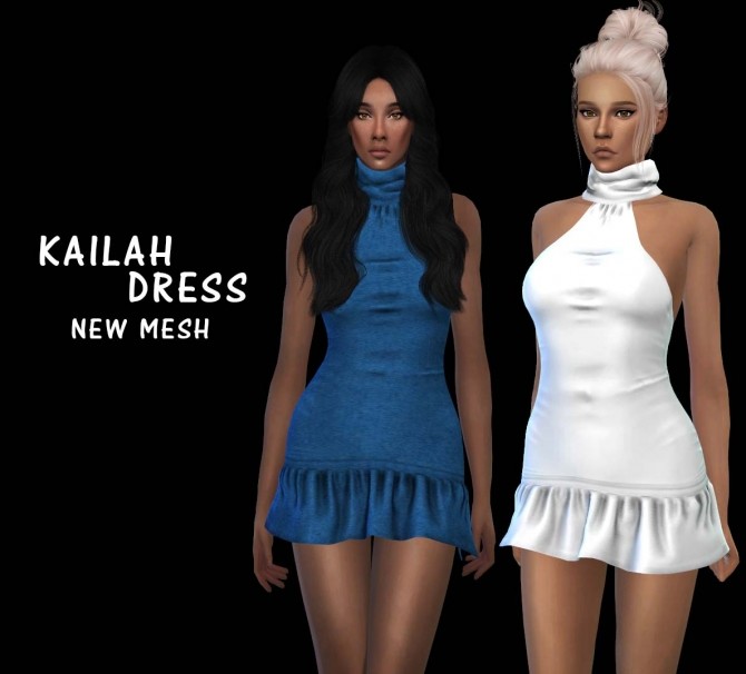 Sims 4 Kailah dress (P) at Leo Sims