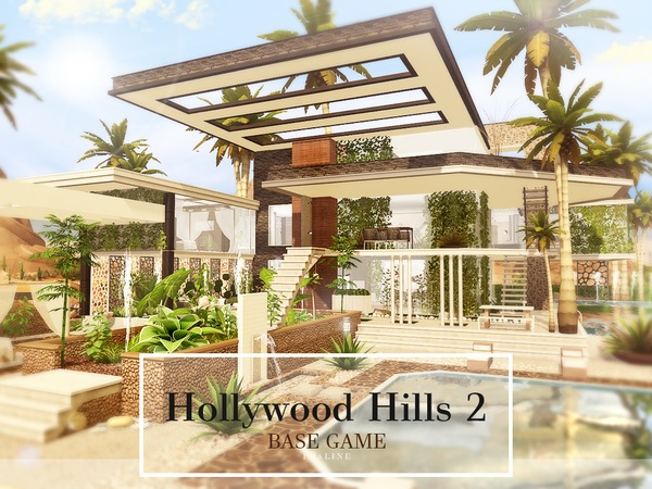 Sims 4 Hollywood Hills 2 house by Pralinesims at TSR