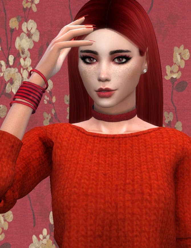 Sims 4 One Color Challenge | Sim at MODELSIMS4