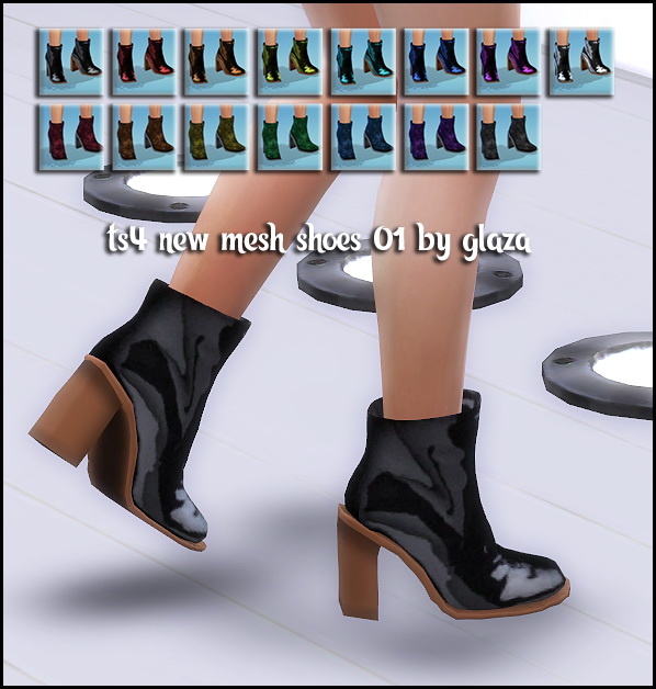 Sims 4 Shoes 01 (P) at All by Glaza
