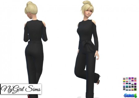 Open Shoulder Jumpsuit at NyGirl Sims