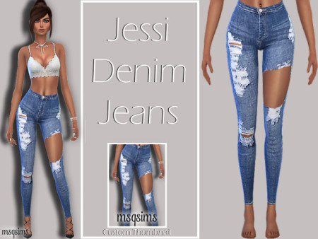 Jessi Denim Jeans at MSQ Sims
