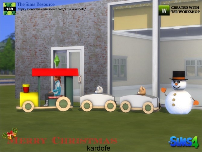 Sims 4 Merry Christmas Decor by kardofe at TSR