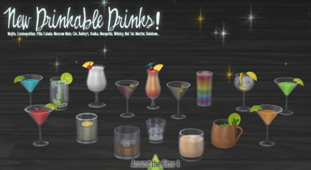 New Year set by Sandy at Around the Sims 4