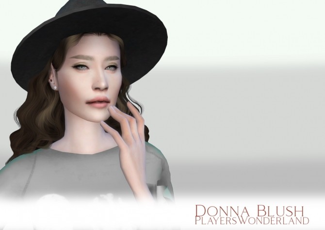 Sims 4 Donna blush at PW’s Creations