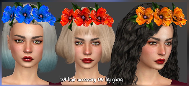 Sims 4 Hair accessory 09 at All by Glaza