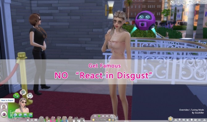 Sims 4 No React In Disgust by soulkiller at Mod The Sims