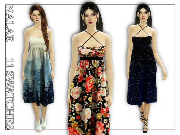 Sims 4 Summer Dress top by Nalae at TSR