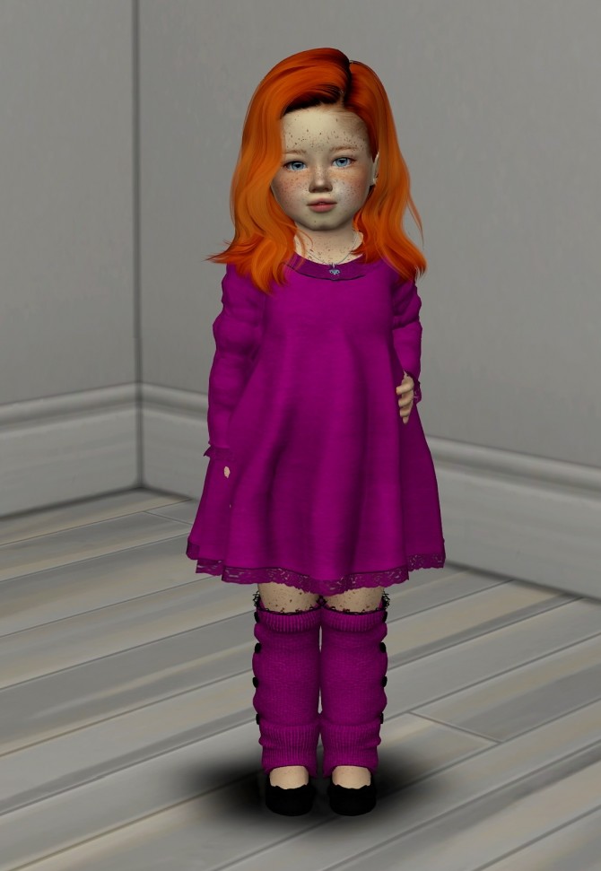 Sims 4 WINGS OE1221 HAIR KIDS AND TODDLER VERSION by Thiago Mitchell at REDHEADSIMS