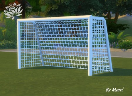 Goal + soccer ball by Maman Gateau at Sims Artists
