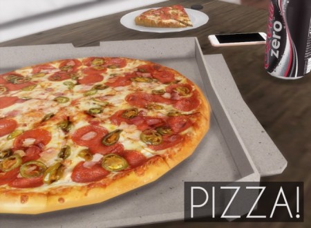 Pizza set at Descargas Sims