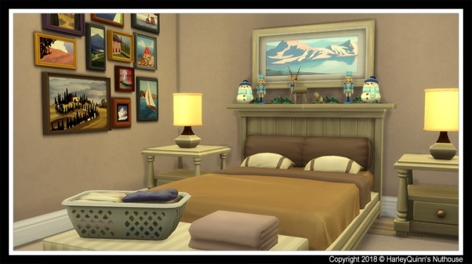 Sims 4 Christmas Apartment at Harley Quinn’s Nuthouse
